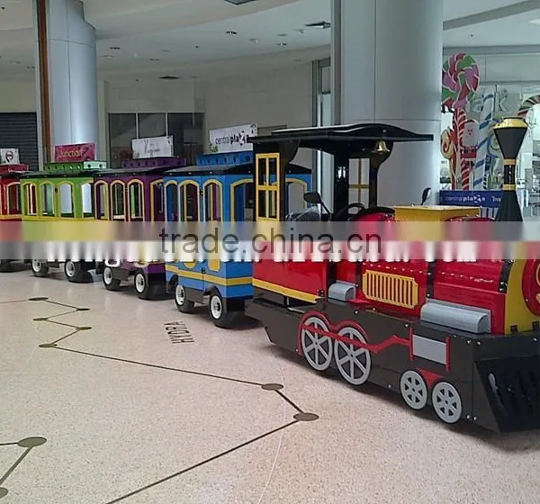 Lovely trackless train for amusemnt for sale