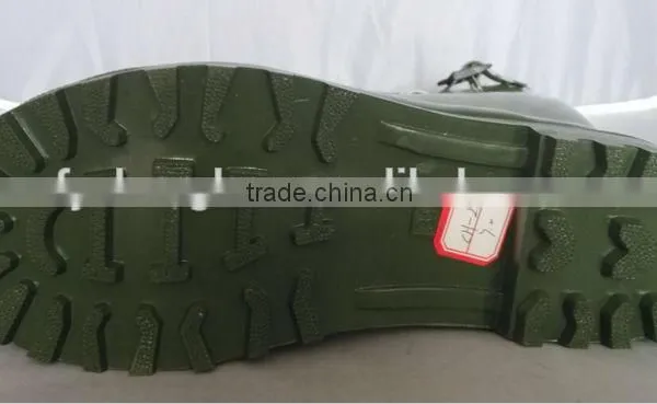 (CH-2518) Popular Olive Men Outdoor Rubber Boots Industry Work Boots Cheap Shoe photo-5