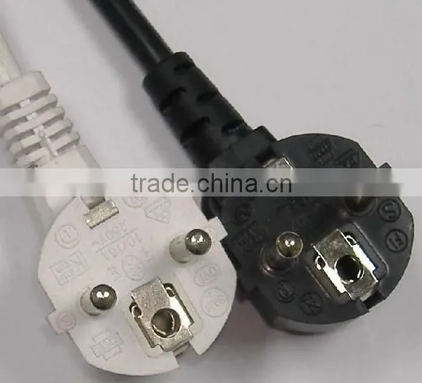 Ac Power Plug With End Power Cord for France Standard High Quality Lower Price Offer Wholesales Over the World 2 Pin POWER PLUG photo-2