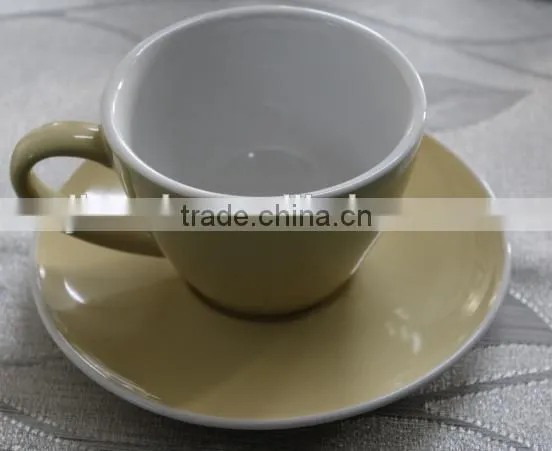 Europen Coffee Cup With Saucer , Strongly and Thicken
