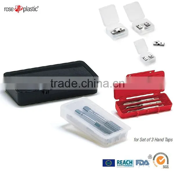 PP Transparent Plastic Die and Hand Tap Box Packaging Container With Closure Uni Box UB photo-3