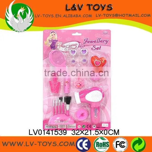 LV0141537 Fashion Pink Princess Plastic Jewelry Toy Set photo-3