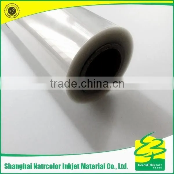 914mm Waterproof PET Transparent Film for Inkjet Printing