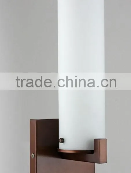 2015 Hotel Glass Wall Lamp With Brown Finish UL CUL ETL CE ROHS
