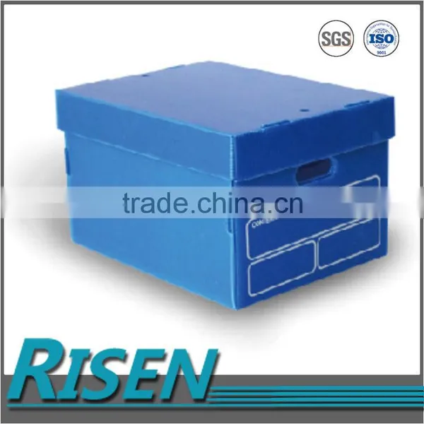 Stackable corflute plastic fruit box