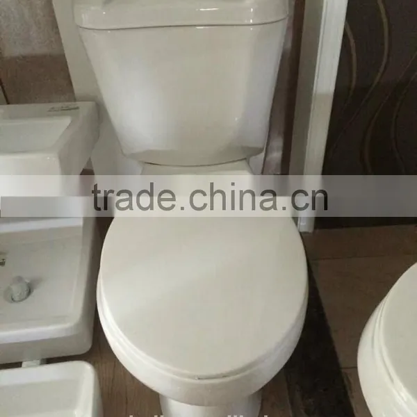 COCO 8001B Bathroom Ceramic Siphonic Two Piece Dominican Toilet photo-3