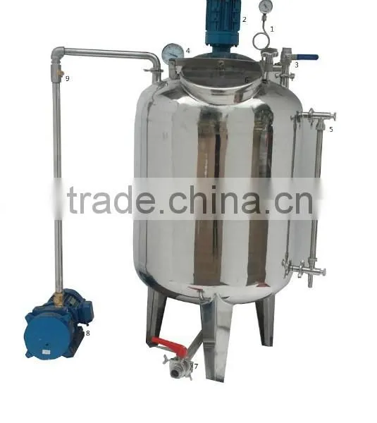 Vacuum Filtering Defoaming Tank with cheap price