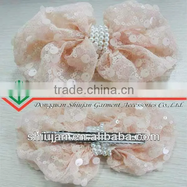 Pink Hair Flower---hair Accessories