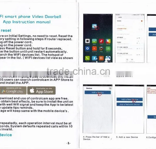 Wired Video Door Bell Supports Wifi Remote Viewing and Ring Tones and Volume Access photo-5