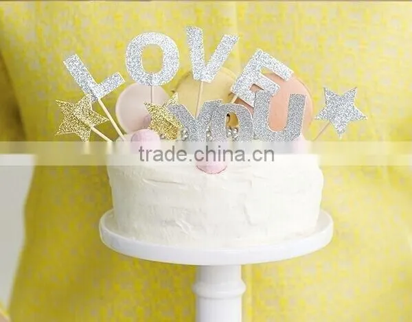 NEW Cupcake Toppers Cake Picks Silver Number 0 1 2 3 4 5 6 7 8 9 Stars photo-2