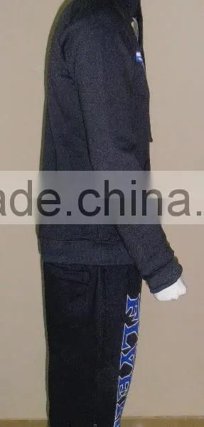 Cotton Fleece Sweatsuit / Cotton Fleece Tracksuit/jogging Suits/warm up Suits photo-3