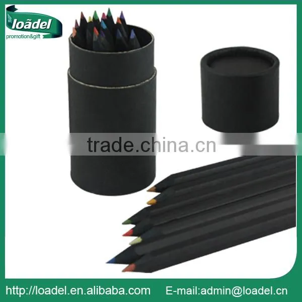 12pcs 3.5" Black Wood Pencil
