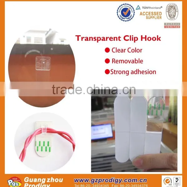 No Mark Wall Hook, Decorative Hooks, Plastic Wire Hook photo-4