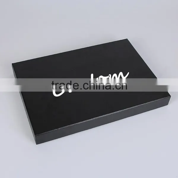 Black Cardboard Gift Package Hard Gift Paper Box photo-2