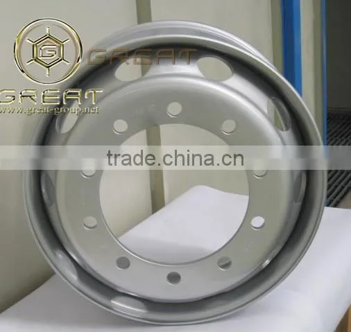 Steel Tubeless Semi Truck Rim 22.5 photo-4