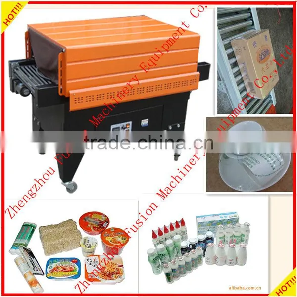 hight adjustable heat shrink tunnel / PE shrink package machine / hot shrink wrapping machine