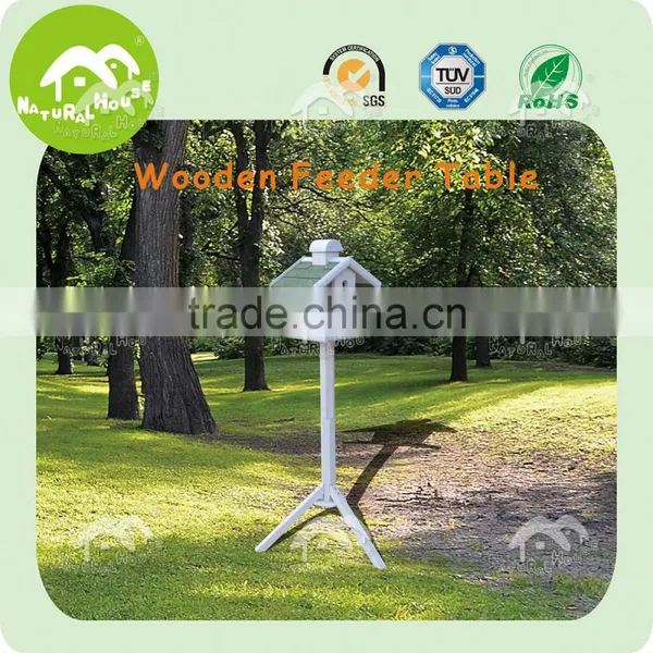 Eco-friendly Handmade Wooden Garden Bird Feeder