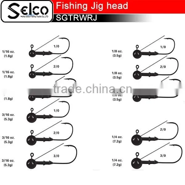 Football Head Kmucutie Wholesale Tungsten Jig Head for Bass photo-4