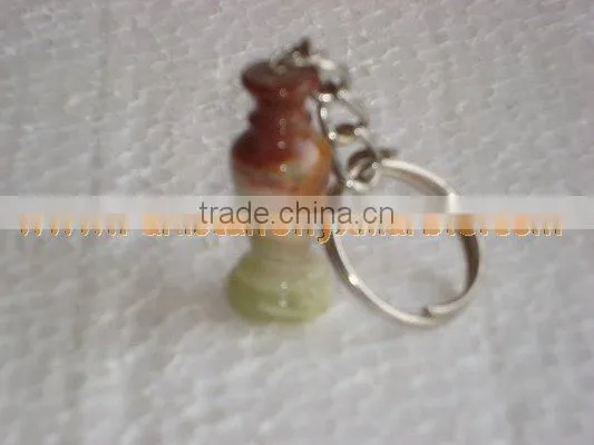 FACTORY PRODUCUNG BEST QUALITY ONYX KEY CHAINS HANDICRAFTS photo-3