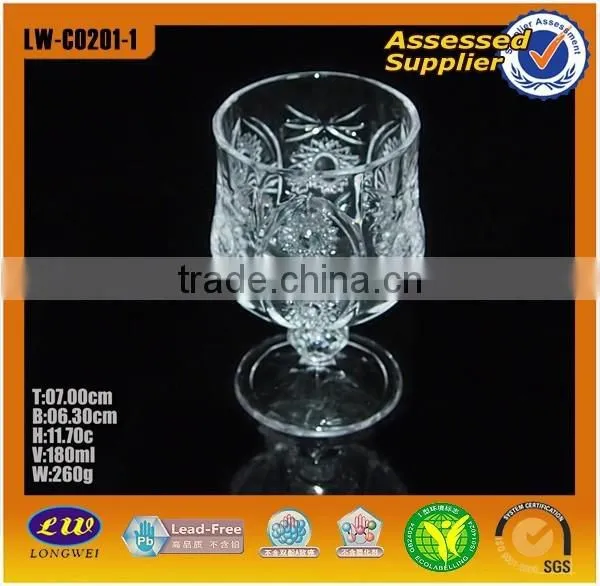 Hot Sale Drinking Glass Cup/carved Glass Cup With Good Quality photo-5