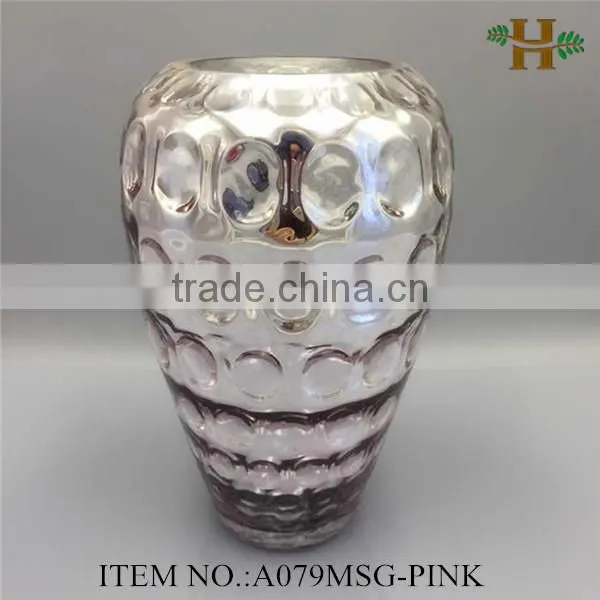 Handblown Plating Colors Glass Vase Cheap photo-2