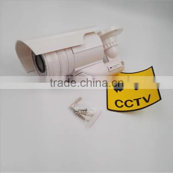 Hot-selling Fake Realistic Look Real Dummy Speed IR Camera, Fake Wireless Security CCTV Camera With LED Flashing Red Light photo-3