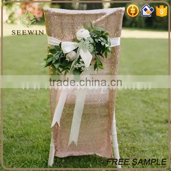 Shining Spandex Sequin Chair Cover for Bauquet/wedding photo-6