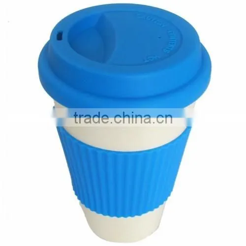 Bamboo Fiber Mug Cup With Lid photo-3