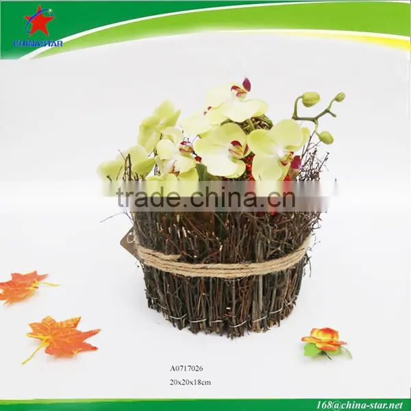 Willow Twig Handmade Craft Flower Vase