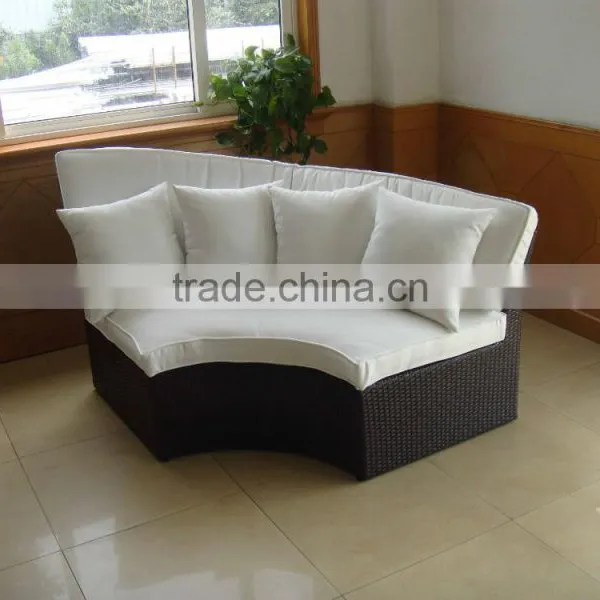 Evensun Stylish Brown Outdoor Sunbed Indoor Daybed photo-3