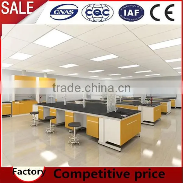 Very Cheap Price Floor Mounted Wooden Workbench Physics Laboratory Furniture photo-3