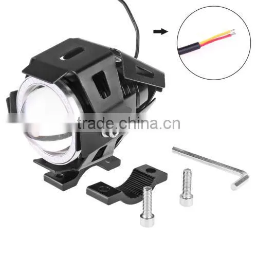 125W U5 U7 LED Motorcycle ATV Bike Spot Fog Light Driving Headlight PC photo-3