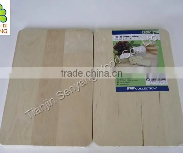 Bamboo Mat Birch Wooden Chopping Cutting Board