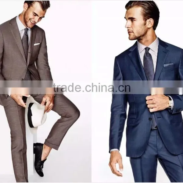 Men Polyester Suits Made to Measure Coat Pant Men Suit