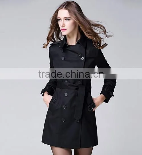 Double Breasted Fashion Design Winter Women Coat photo-2