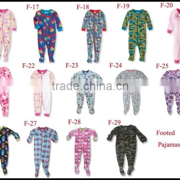 TinaLuLing Kids Footed Pajama One Piece Jumpsuits Pajamas With Feet Color Chart photo-2