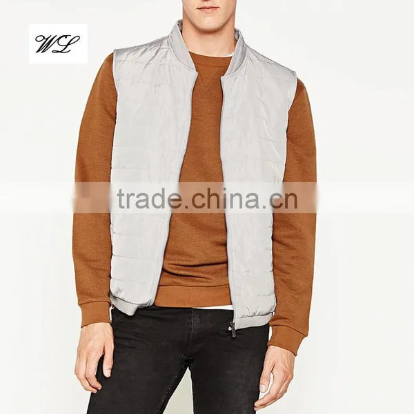 Man Custom Sports Fashion Warm Quilted Casual Vest