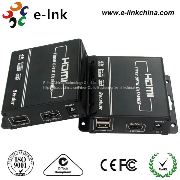 4K HDMI KVM оптоволоконный удлинитель photo-5