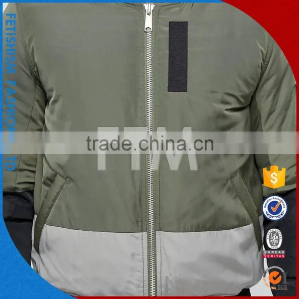 Professional Manufacturer OEM Plain Baseball Jacket photo-3