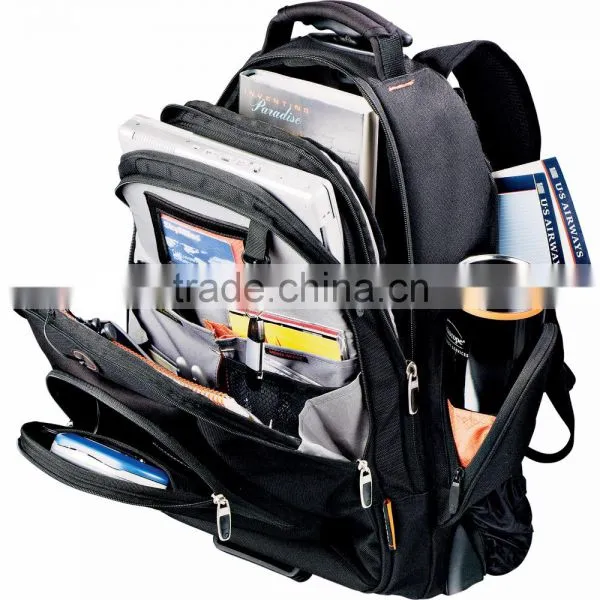 Neotec Rolling 15" Computer Backpack - Has Contoured Wheeled Handle, Easy-roll Inline Skate Wheels and Comes With Your Logo. photo-3