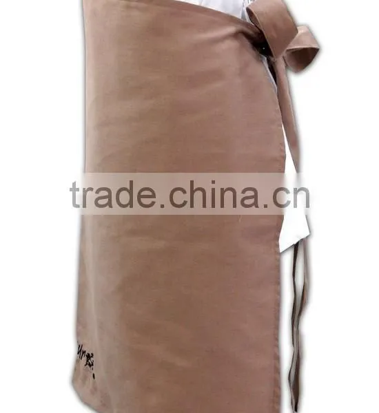 Wholesale Factory Price Apricot Cotton Tailored Made Baker Apron photo-2