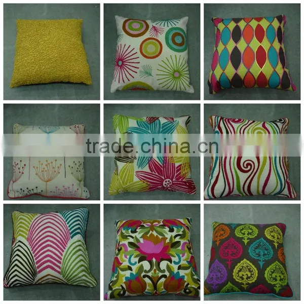Beautiful Colourful Embroidered Cushion Covers Collection