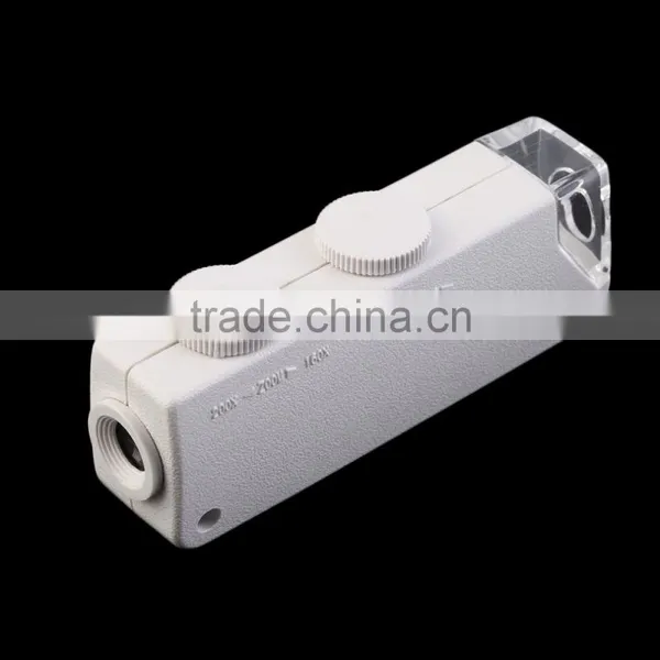 High Quality Mini Handheld 160X - 200X Zoom Magnifier Microscope Jewelers Loupe Magnifying Glass LED Light Hot Selling photo-2