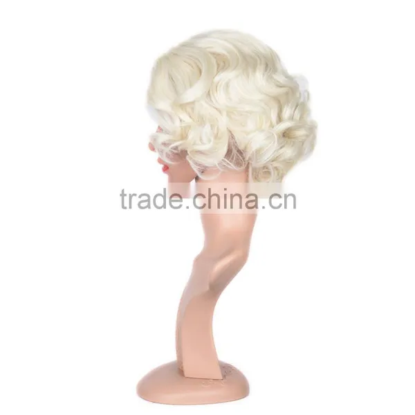 Large Stocks! White Short Hair Wig, Short White Cosplay Wig, Fashion Spiky Hair Wigs photo-5