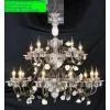 Beautiful European Copper Lamp With Rose and Ceramics Flowers for Decoration photo-2