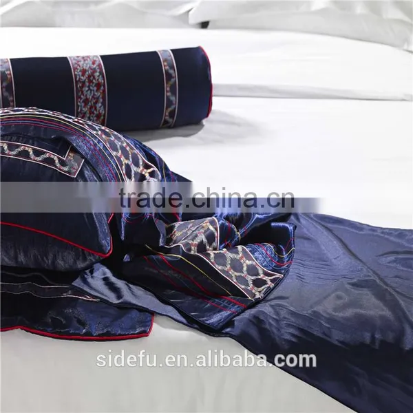 Cheap100% Polyester Decorative Hotel Bed Runner Hotel Pillow Case Cushion Cover photo-5