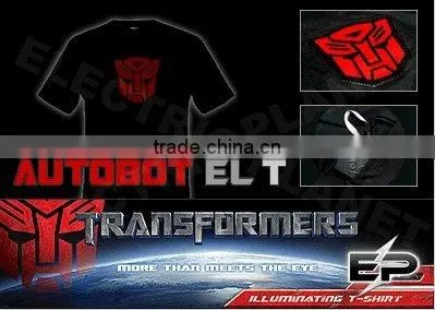 [Super Deal]Wholesale Fashion Hot Sale T-shirt el T-shirt Led T-shirt