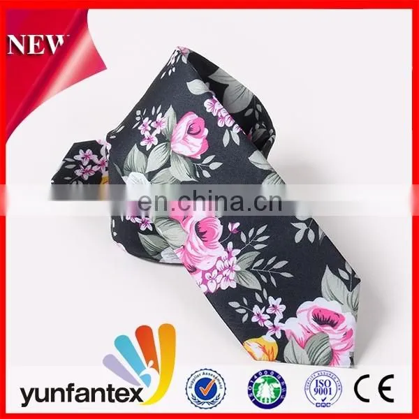 2017 Newest Design Style Casual 100 Cotton Printed Necktie for Men photo-5