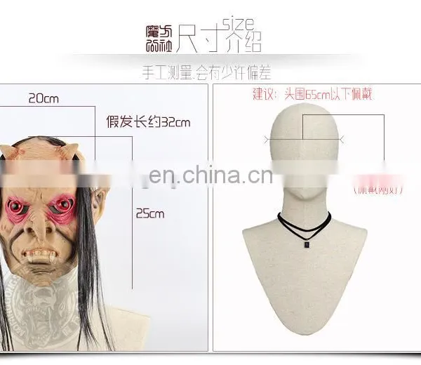Halloween Red Eyes Ghost Horror Mask photo-4