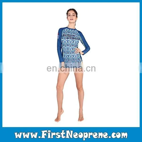 Printing Long Sleeve Swimming Shirt Rashguard Surf photo-5